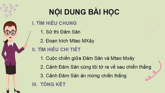 Giáo án Ngữ văn 10 Bài 2: Đăm Săn chiến thắng Mtao Mxây 