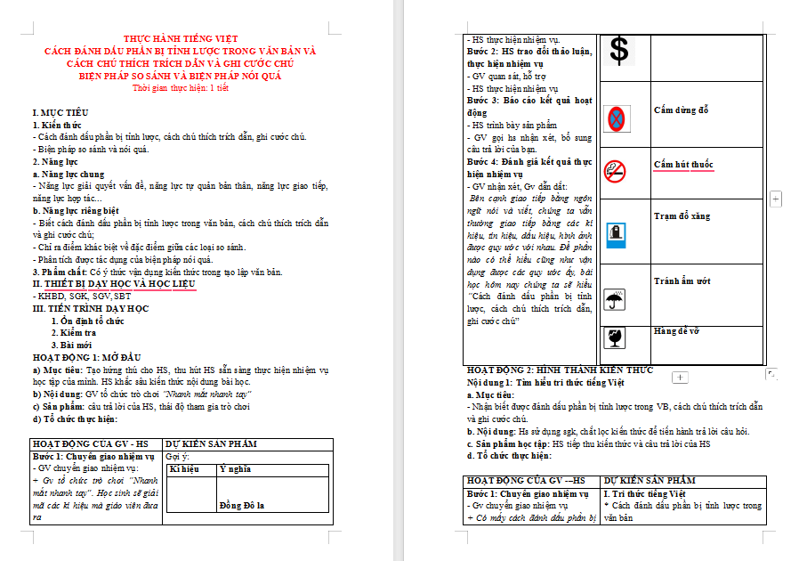  Thực hành tiếng Việt