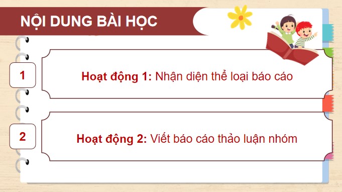 PowerPoint Tiếng Việt 4 Viết báo cáo thảo luận nhóm