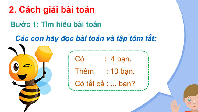 PowerPoint Toán 2: Em giải bài toán