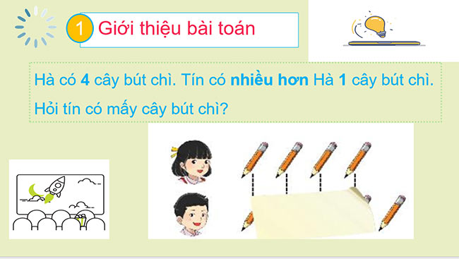 PowerPoint Toán 2: Bài toán nhiều hơn