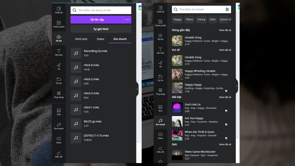 Thêm âm thanh vào video