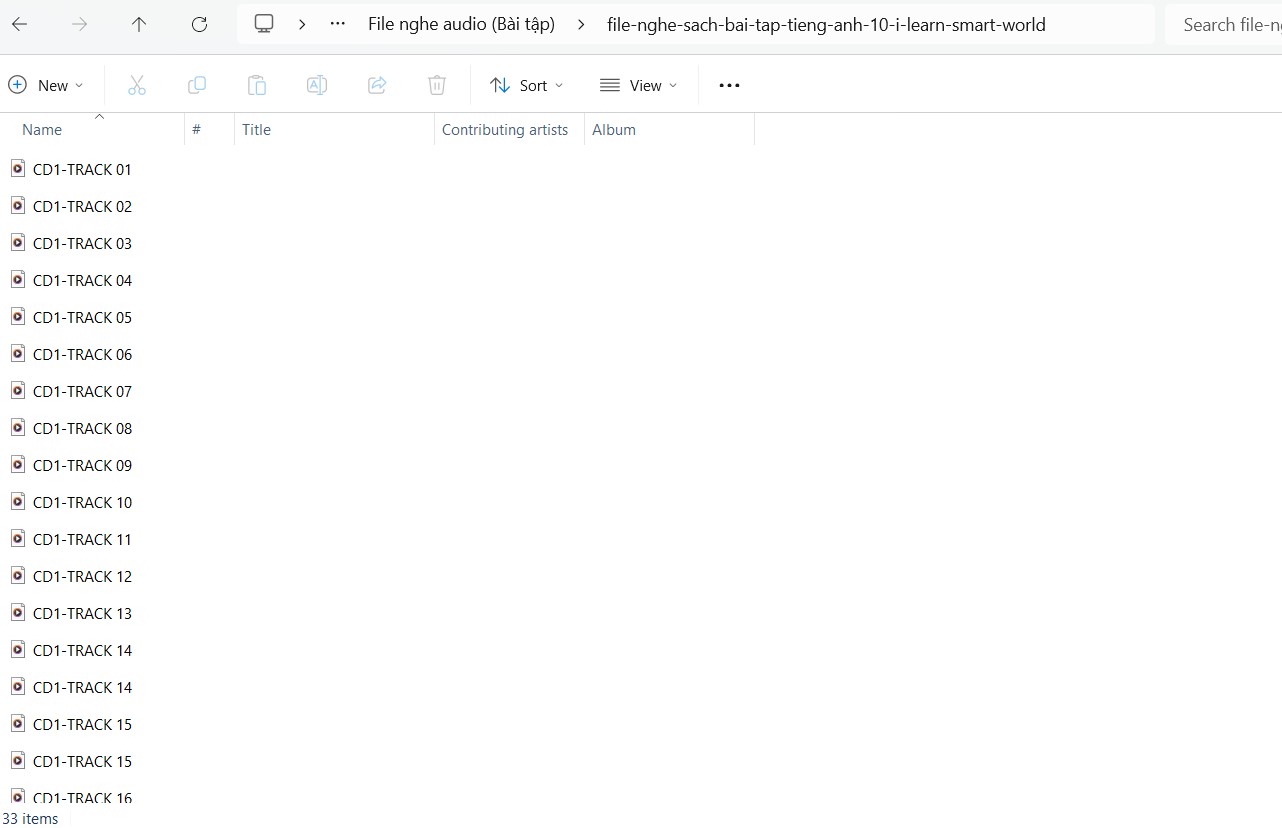 Nội dung File nghe sách bài tập tiếng Anh 10 i Learn Smart World