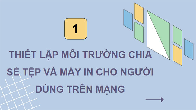 Giáo án PowerPoint Tin học 12 Bài 5: Thực hành chia sẻ tài nguyên trên mạngo