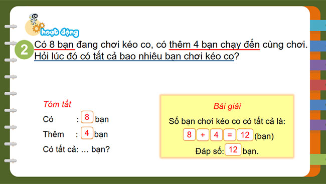 PowerPoint Toán 2: Bài toán về thêm, bớt một số đơn vị