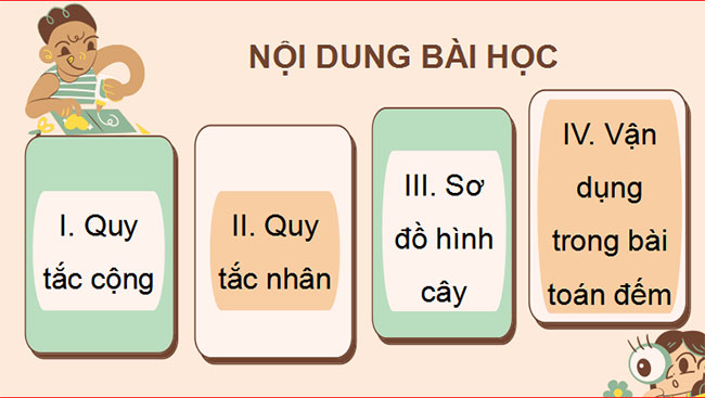 Giáo án PowerPoint Toán 10 Bài 1: Quy tắc cộng Quy tắc nhân Sơ đồ hình cây