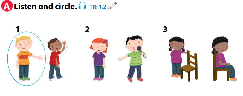 SBT Tiếng Anh lớp 1 Wonderful World Unit 1 Lesson 2 minh họa 1