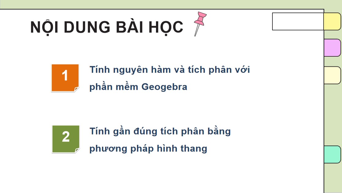 PowerPoint Toán 12 Kết nối tri thức Bài Tính nguyên hàm và tích phân với phần mềm GeoGebra