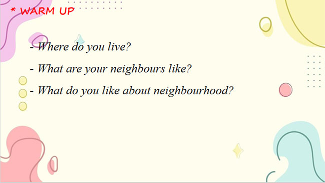 Giáo án PowerPoint Tiếng Anh 9 Unit 1: Getting Started