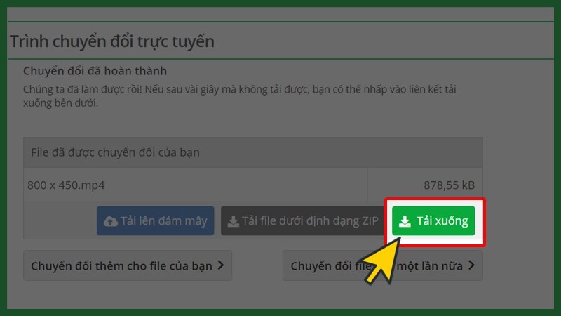 Tải video về máy của bạn