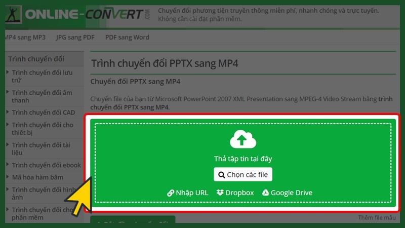 Chọn file PowerPoint