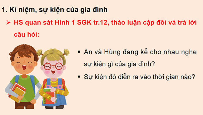 PowerPoint Tự nhiên và xã hội 3 Kỉ niệm đáng nhớ của gia đình