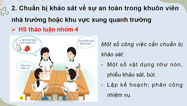 PowerPoint Tự nhiên và xã hội 3 Thực hành Giữ an toàn và vệ sinh trường học