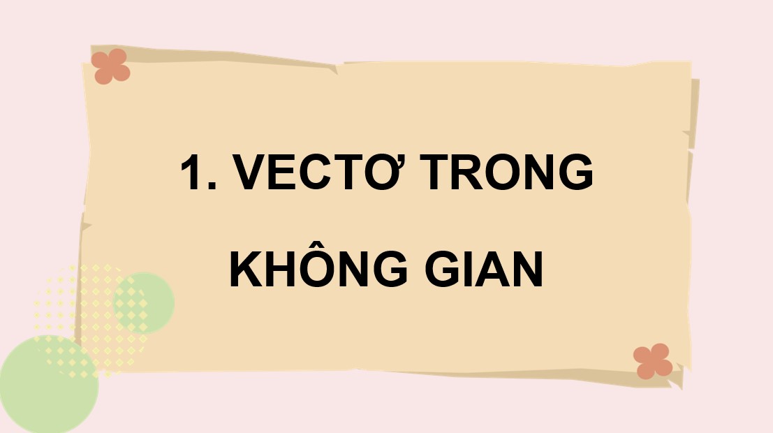 PowerPoint Toán 12 CTST Bài Vectơ và các phép toán trong không gian