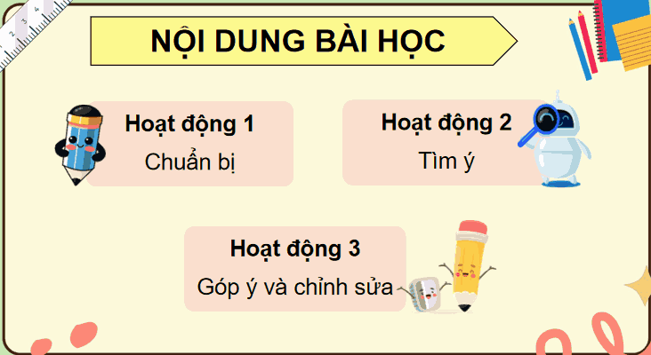 Bài 22: Tìm ý cho đoạn văn thể hiện tình cảm, cảm xúc về một câu chuyện