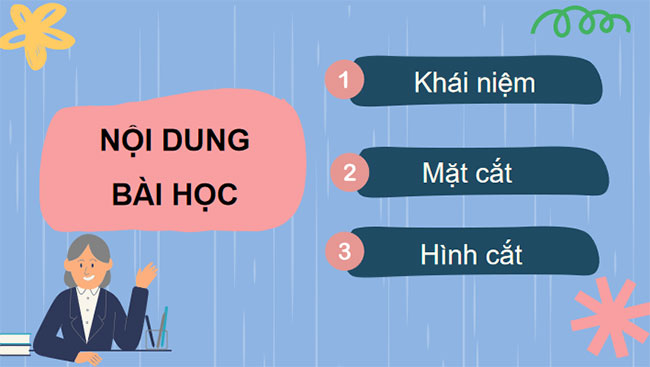 Giáo án PowerPoint Công nghệ 10 Bài 10: Mặt cắt và hình cắt