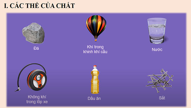 PowerPoint Khoa học tự nhiên 6 Bài 10: Các thể của chất và sự chuyển thể