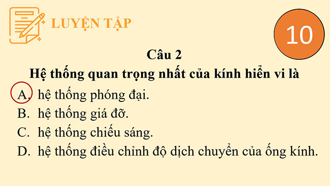 PowerPoint Khoa học tự nhiên 6 Bài 4: Sử dụng kính hiển vi quang học