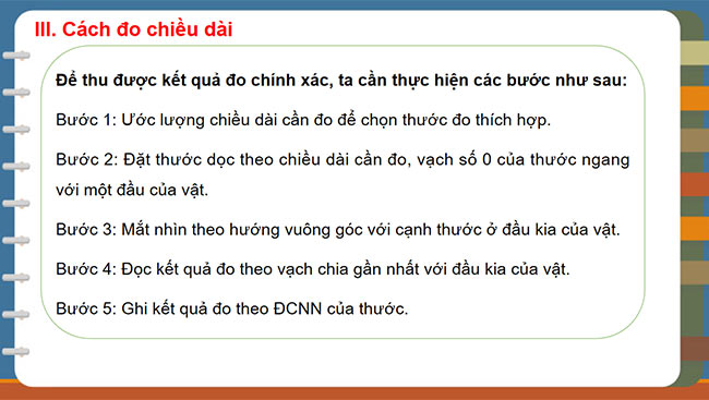 PowerPoint Khoa học tự nhiên 6 Bài 5: Đo chiều dài