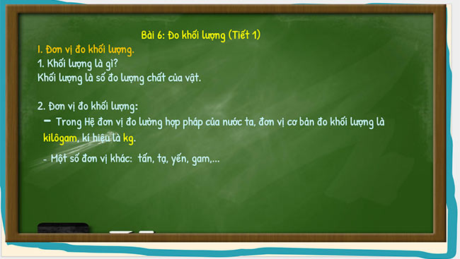 PowerPoint Khoa học tự nhiên 6 Bài 6: Đo khối lượng