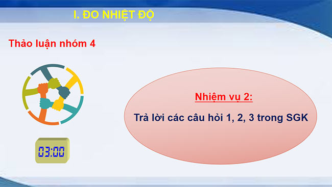 PowerPoint Khoa học tự nhiên 6 Bài 8: Đo nhiệt độ