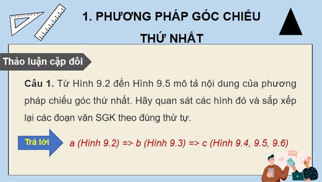 Giáo án PowerPoint Công nghệ 10 Bài 9: Hình chiếu vuông góc