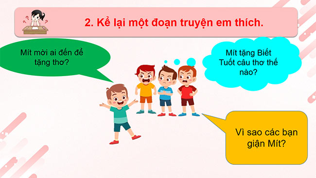 PowerPoint Tiếng Việt 2 Kể chuyện đã học Mít làm thơ