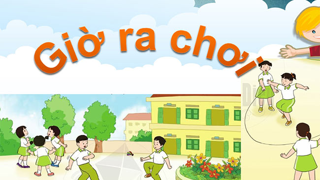 PowerPoint Tiếng Việt 2 Giờ ra chơi