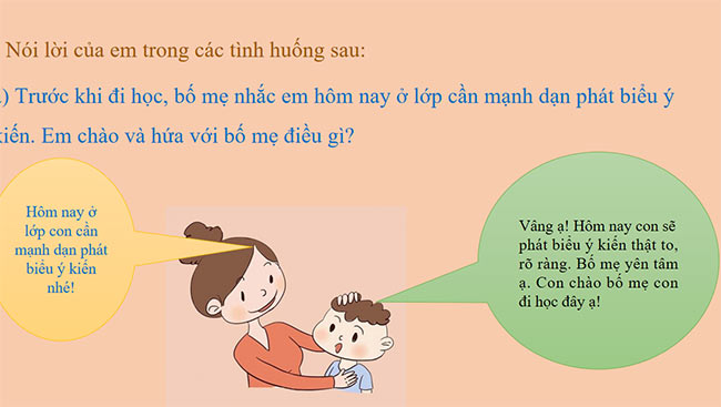 PowerPoint Tiếng Việt 2 Nói lời chào, lời chia tay. Giới thiệu về trường em