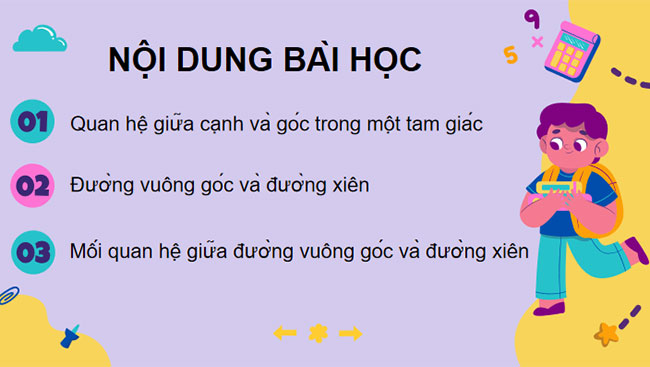 Đường vuông góc và đường xiên