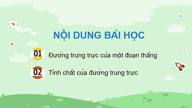 Đường trung trực của một đoạn thẳng