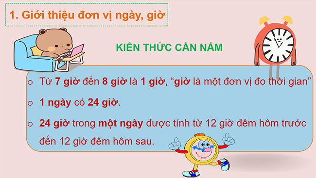 PowerPoint Toán 2: Ngày, giờ
