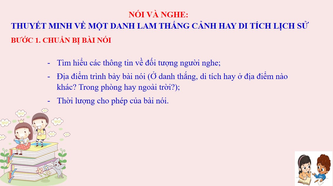 Giáo án Bài Thuyết minh về một danh lam thắng cảnh hay di tích lịch sử Ngữ văn 9 CTST