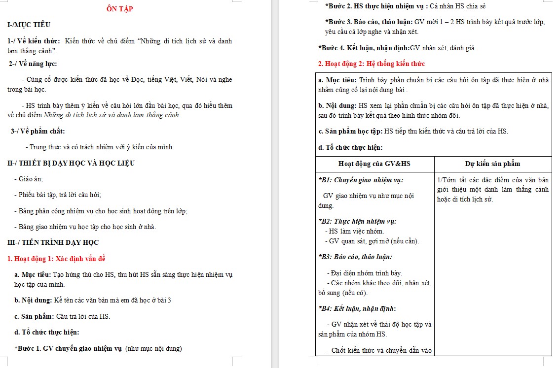 KHBD Ngữ văn 9 Bài Ôn tập trang 86 CTST