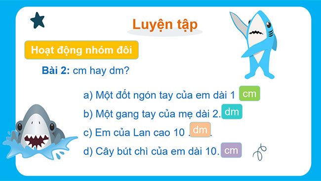 PowerPoint Toán 2: Ôn tập hình học và đo lường