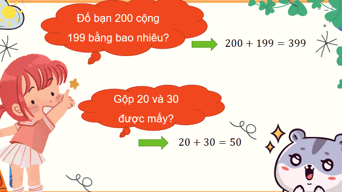 Ôn tập về phép cộng, phép trừ trong phạm vi 1000