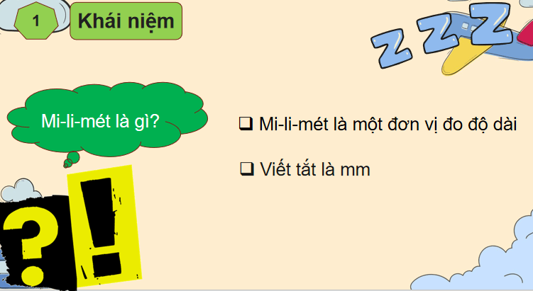PowerPoint Toán 3: Mi-li-mét