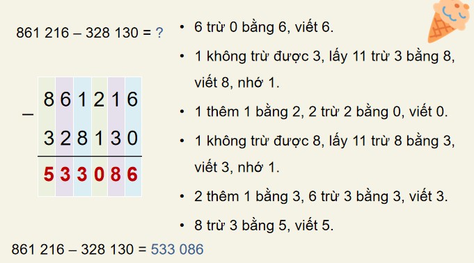 PowerPoint Bài 41: Phép trừ các số tự nhiên