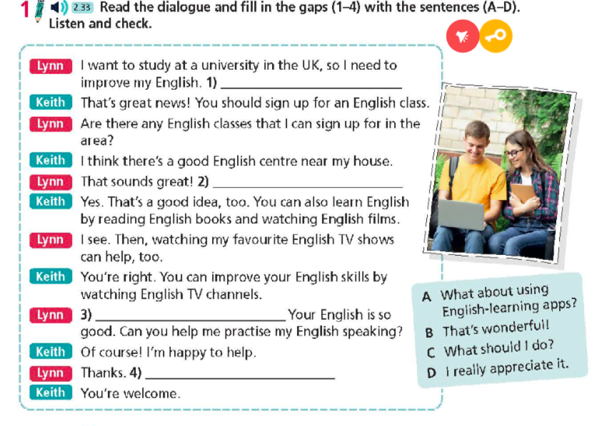 Tiếng Anh 9 Right On Unit 6 6d Everyday English minh hoạ 1