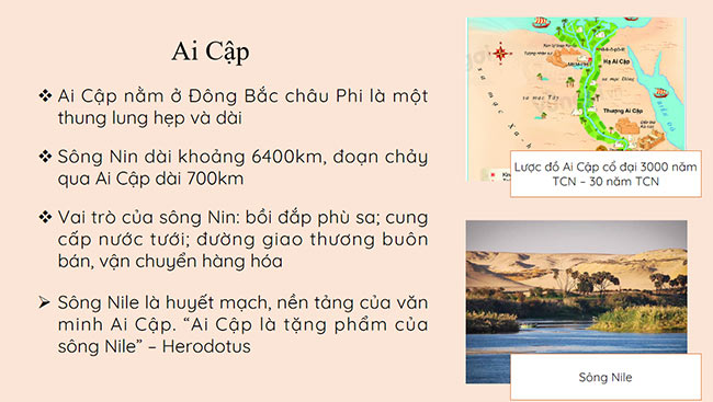 PowerPoint Ai Cập và Lưỡng Hà cổ đại
