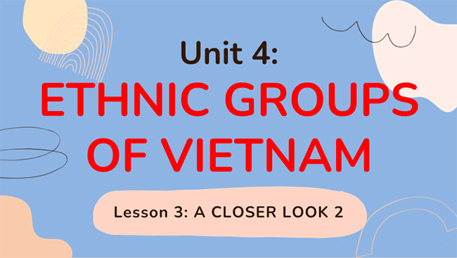 Giáo án Tiếng Anh 8 Unit 4: A Closer Look 2