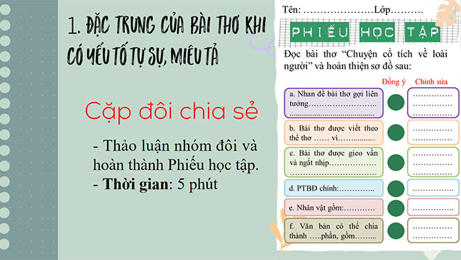 PowerPoint Ngữ văn 6 Bài 2: Chuyện cổ tích về loài người