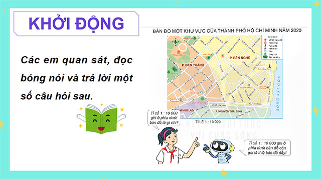 PowerPoint Tỉ lệ bản đồ và ứng dụng