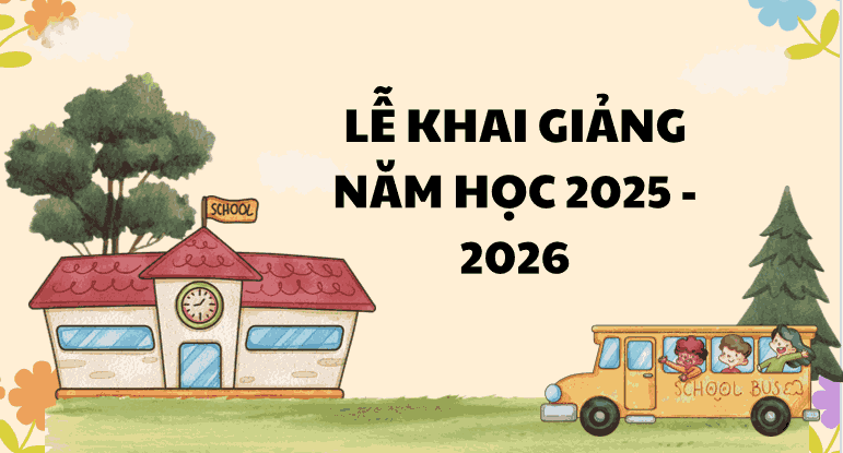 Mẫu Powerpoint khai giảng