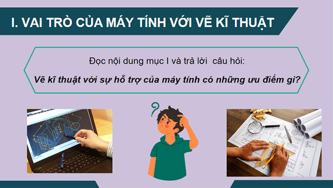 Công nghệ 10 Cánh diều Bài 17: Vẽ kĩ thuật với sự hỗ trợ của máy tính
