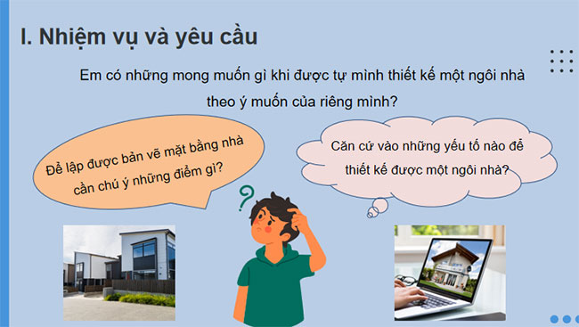 Công nghệ 10 Cánh diều Bài 18: Dự án thiết kế ngôi nhà của em
