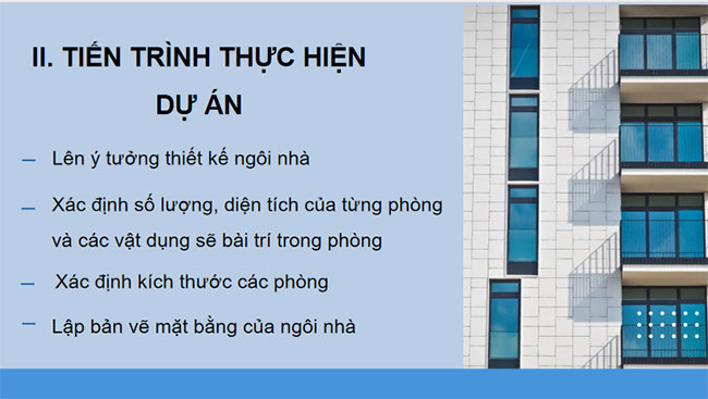 Công nghệ 10 Cánh diều Bài 18: Dự án thiết kế ngôi nhà của em