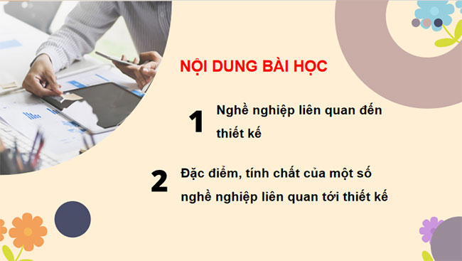 Công nghệ 10 Cánh diều Bài 22: Một số nghề nghiệp liên quan tới thiết kế