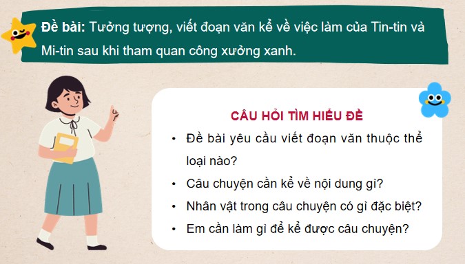PowerPoint Tiếng Việt 4 Luyện tập viết đoạn văn tưởng tượng