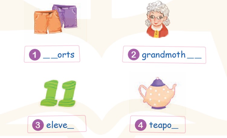 Tiếng Anh lớp 2 Review 4 Self-check trang 72 Global Success